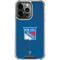 NHL New York Rangers Distressed iPhone 16 Pro Clear Case